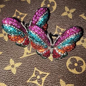 Crystal Butterfly Ring